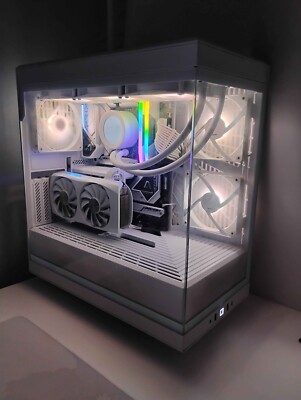Custom All White Gaming PC: I7-12700K, RTX 4060TI, 64GB DDR5 RAM, 500GB Storage