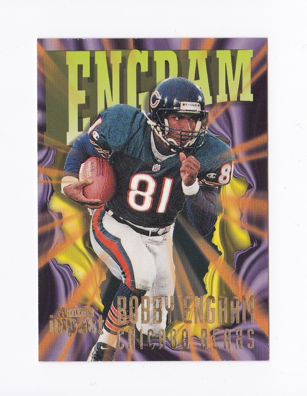 1997 SkyBox Impact #168 Bobby Engram Chicago Bears Penn State PSU