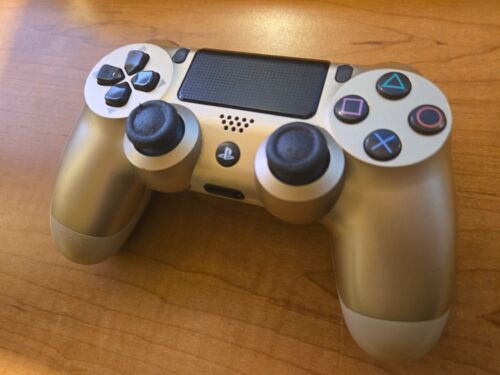 Original Zubehör Hersteller Sony PlayStation 4 PS4 Dualshock 4 Gold Controller mit Ladekabel - Bild 2 von 6