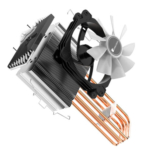 CPU Cooler ARGB PWM Computer Heatsink 4 Copper Heatpipes LED Radiator 120mm Fan - Picture 3 of 16