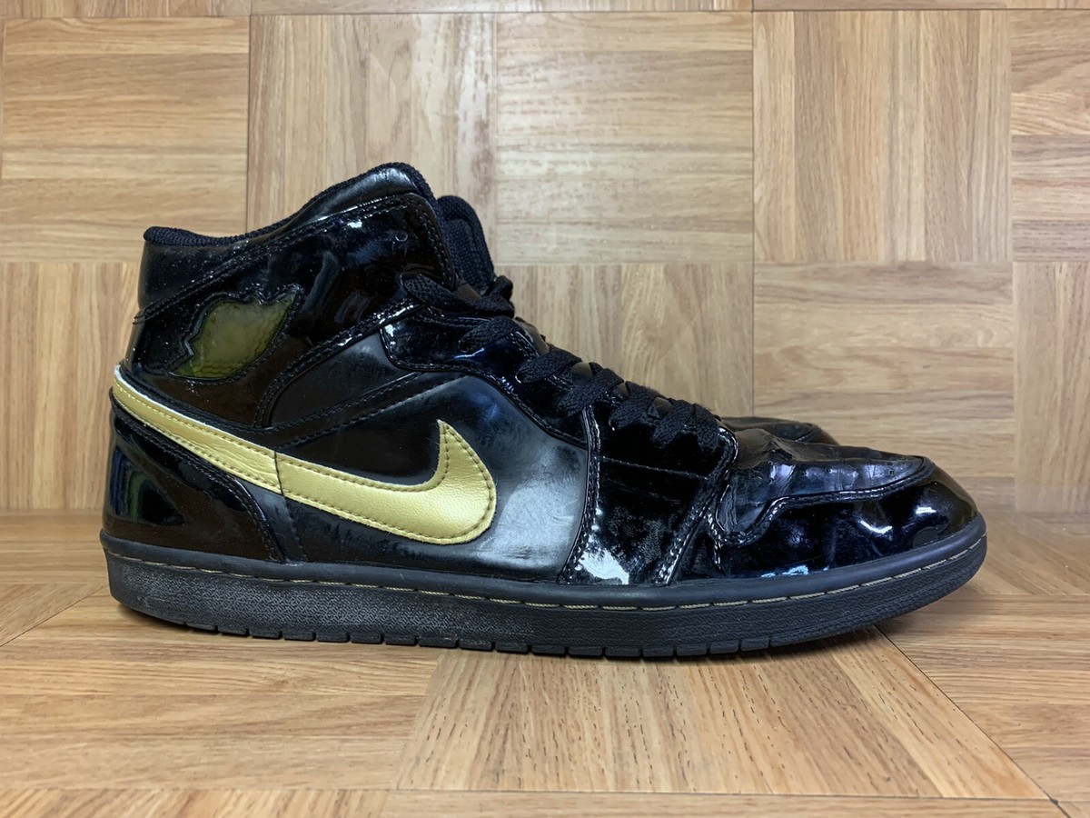 RARE🔥 Nike Air Jordan 1 Retro Metallic Black Patent Leather RARE🔥 Nike Air Jordan 1 Retro Metallic Black Patent Leather