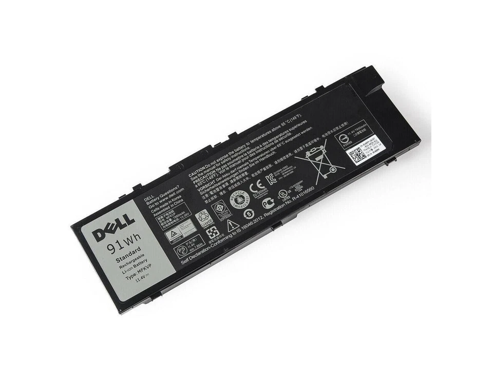 NUEVO PORTÁTIL OEM GENUINO T05W1 DELL PRECISION 7510 7710 7520 BATERÍA 6 CELDAS 91WH Foto 3 de 4