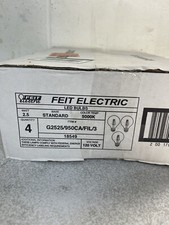 Feit Electric 25-Watt Equivalent G25 Dimmable Filament CEC 90 CRI Clear Glass