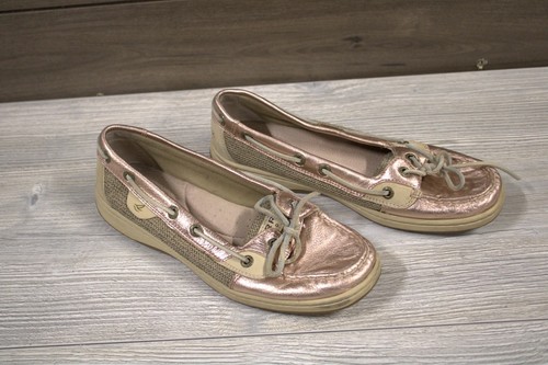 Rose Gold Sperry Top Sider 9102195 Size 