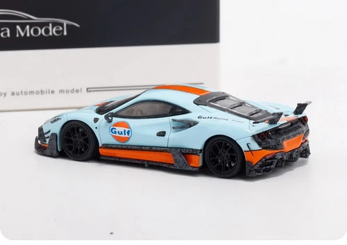 AM 1/64 Scale Ferrari MANSORY F8XX Gulf Diecast car Model Toy Gift - Picture 5 of 6