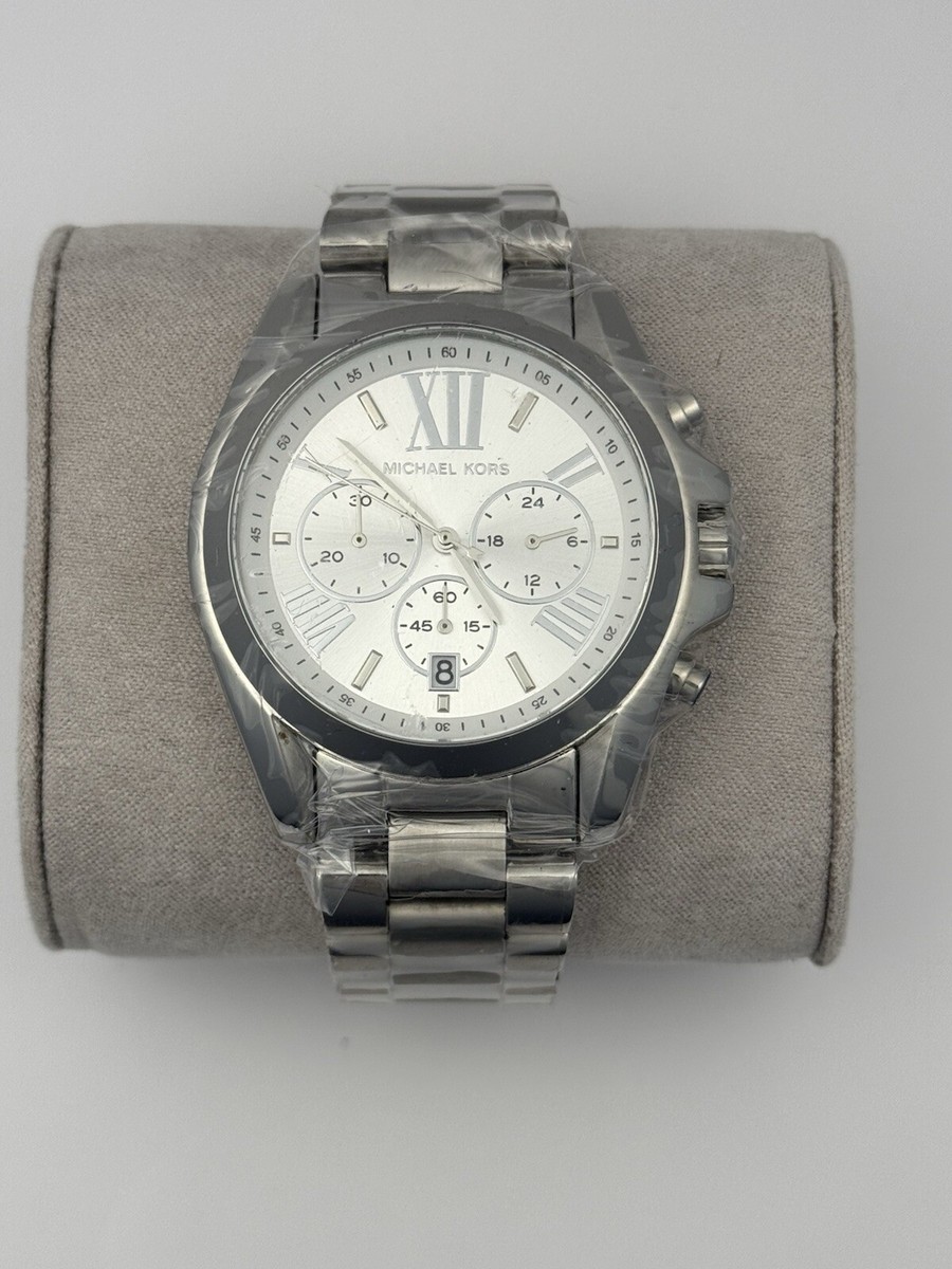 Michael Kors Bradshaw Chronograph Silver Dial Woman's Watch MK6694