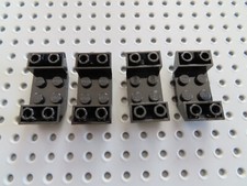 Lego 4 x Schrägstein Dachstein Wanne 4871  45°  4x2 negativ  schwarz