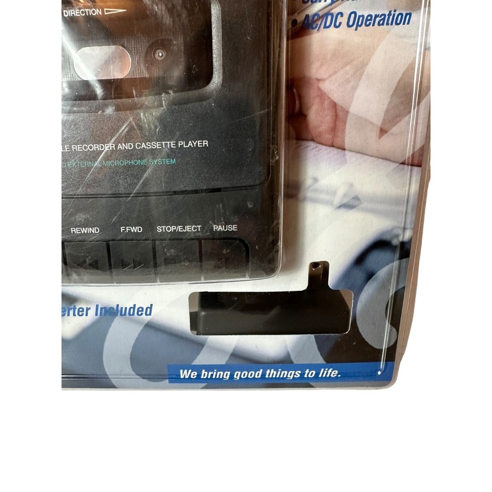 GE Cassette Recorder 35027 AC/DC Operation eBay