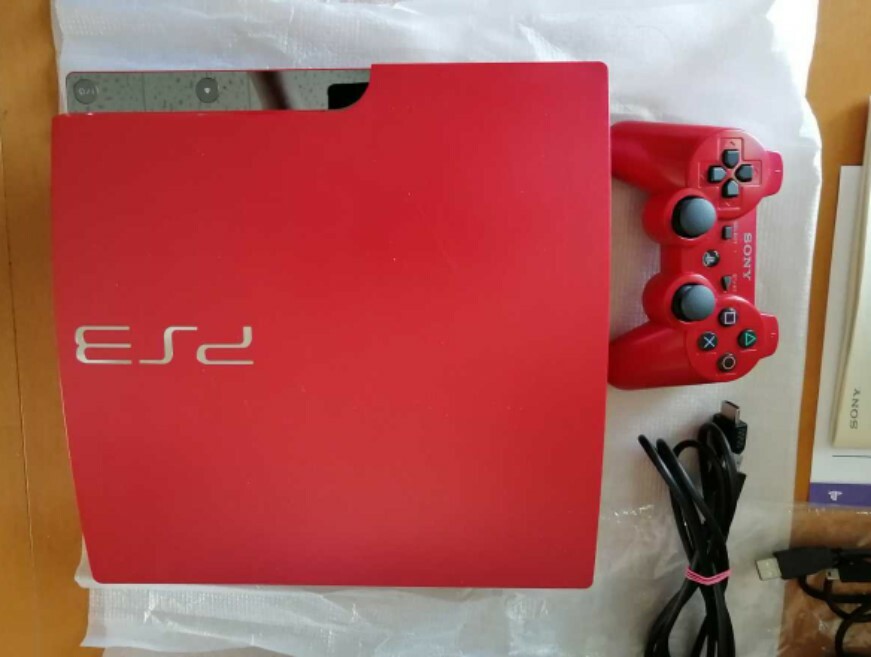 Sony PlayStation3 (320GB) Scarlet Red (CECH-3000BSR) With Box and