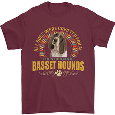 A Basset Hound Chien T-Shirt 100% Coton