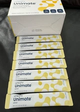 Unicity Unimate Diet Instant Beverage Mix Lemon 7 Packets - Exp 2027
