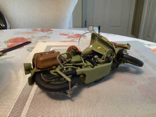 Franklin Mint Harley Davidson WLA Warhorse Military Bike 1:10 - Picture 6 of 8