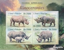 Sao Tome e Principe 5124-5127 Feuille miniature (complète. édition) neuf avec go