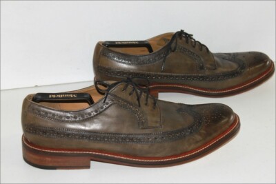 CHAPMAN & MOORE London Richelieu Derby Vollleder Gr. 12 UK / 47 FR SEHR GUTER ZUSTAND