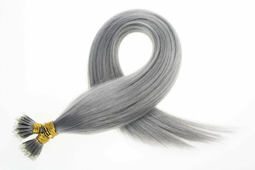 Nano Micro Beads Link Hair Extensions Nano Ring Tip Remy Human Hair Straight 1g - Picture 68 of 113
