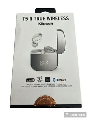 Klipsch, T5II True Wireless Silver, Bluetooth, Linker Kopfhörer Geht Nicht -3340