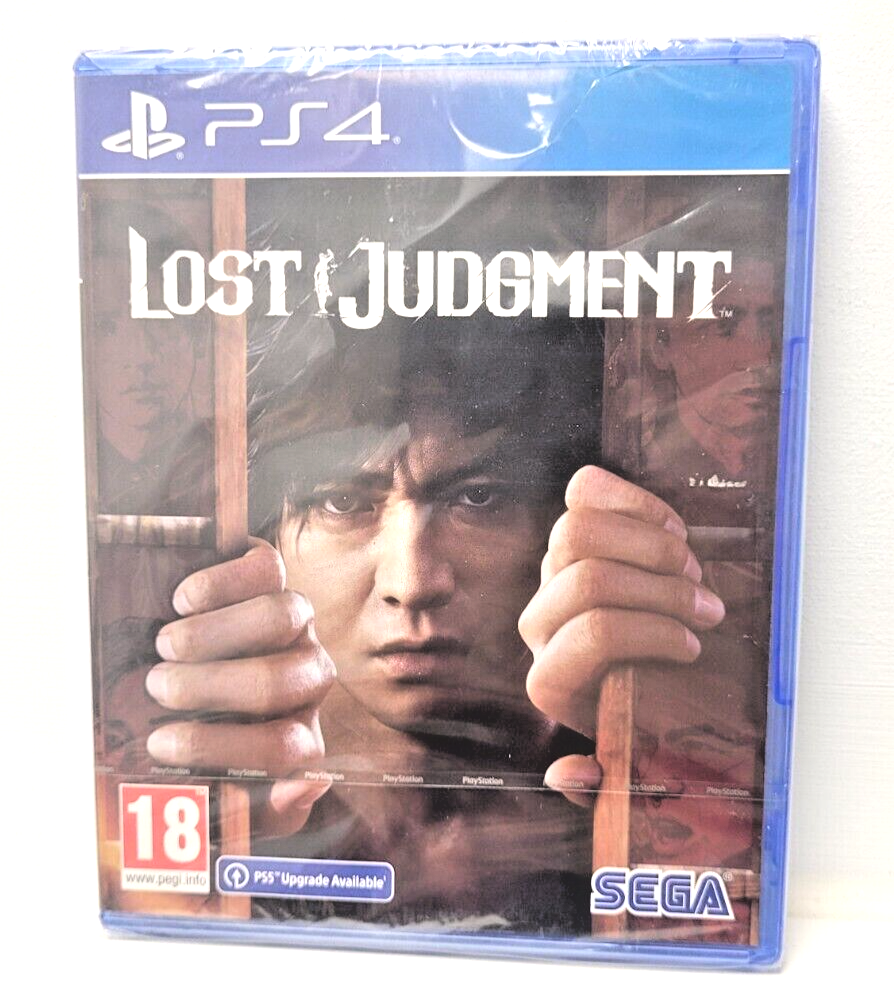 LOST JUDGMENT PS4 **BRAND NEW SEALED!!** PS5 Compatible TORN WRAPPER