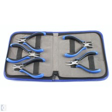 Ergonomic Set of 5 Pliers for Jewelry Making and Beading - 46-1146