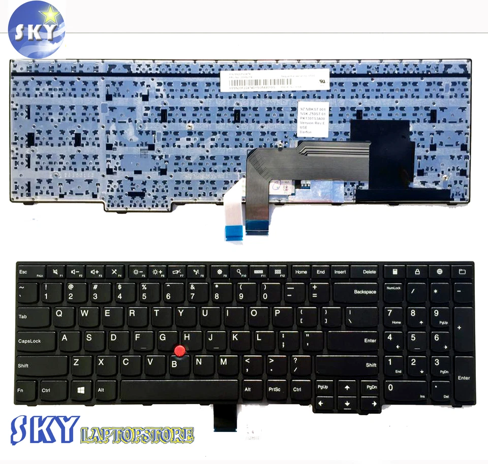 New Original Keyboard for Lenovo IBM Thinkpad E550 E550C E555 US seller - Image 2 of 3