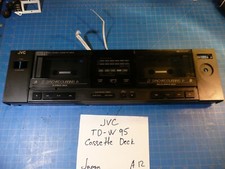 Vintage JVC TD-W95 Dual Cassette Deck Front Face Panel Plate