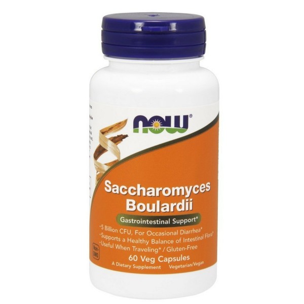 Now Foods, Saccharomyces Boulardii 60 Kapseln Super Preis-image