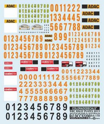 Decals 1/32 Immatriculation Allemagne / Italie - Italy Germany