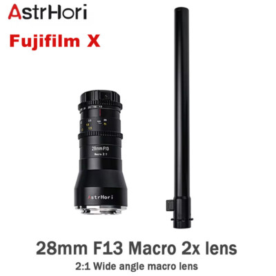 AstrHori 28mm F13 Macro Probe Lens 2X Full Frame Ring Light