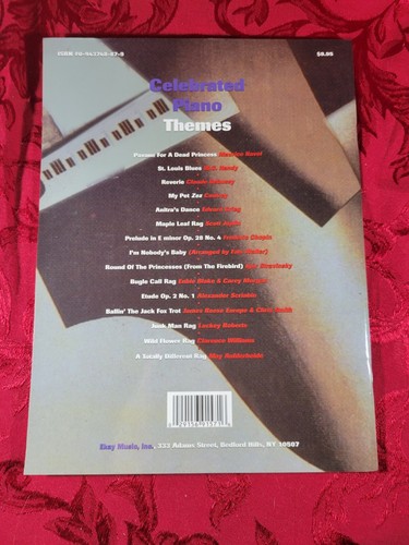 CELEBRATED PIANO THEMES (1998) Ekay Music - Picture 2 of 7