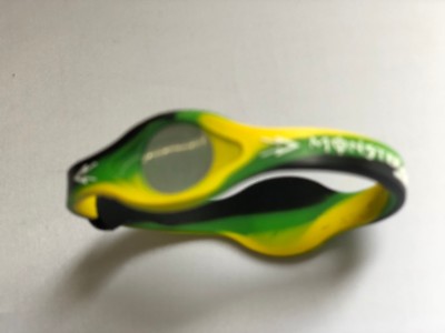 MONSTER SILICONE BRACELET WRISTBANDS BLACK&GREEN&YELLOW