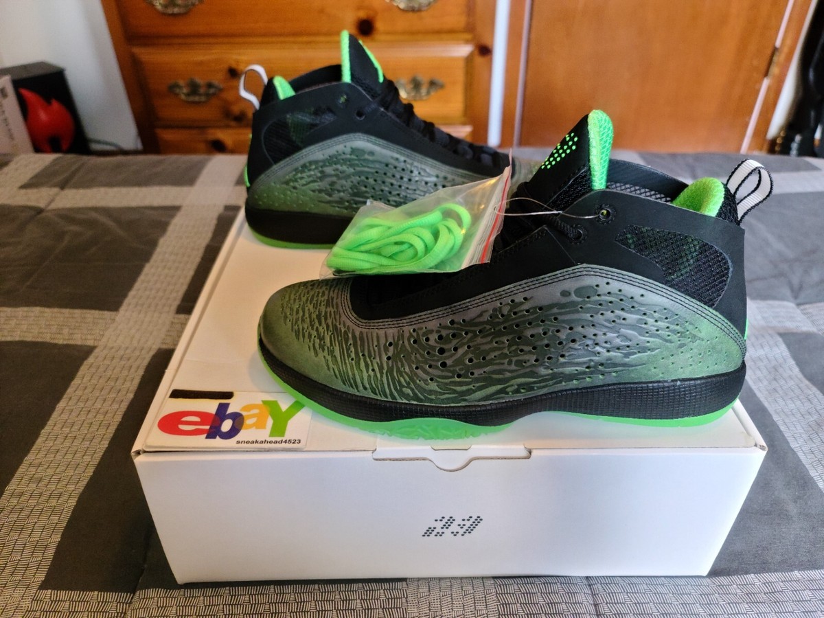 Jordan 2011 Warrior Pack (Black/Neo/Lime) Jordan Brand Air Jordan 2011 Warrior Pack Black/Neo Lime DS  main image 4