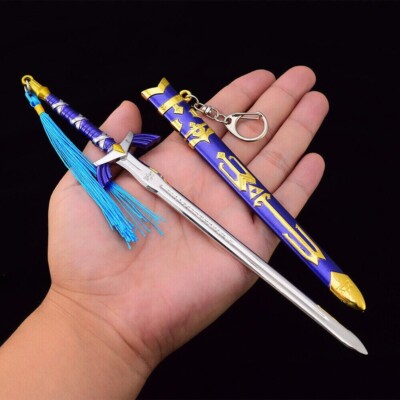 1/6 8.66'' Metal Sky Blade Sword Scabbard For Zelda Link 12'' Action Figure Body