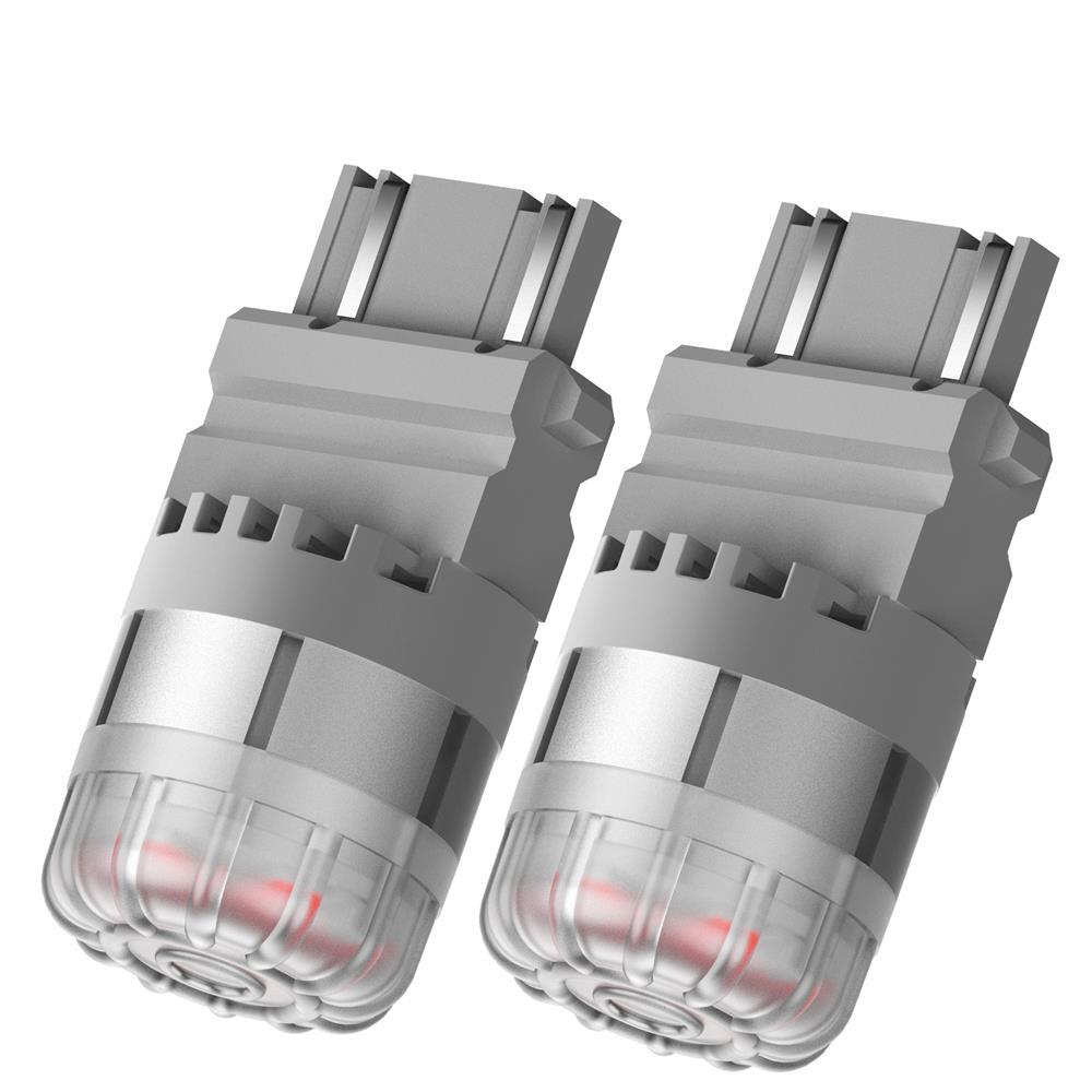 AUXITO 3157R 3156 Red LED Brake Tail Stop Light Bulbs High Power 2F3