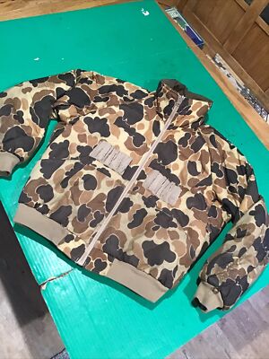 Vintage COLUMBIA Reversible Camo Insulated Jacket Duck Hunting sz