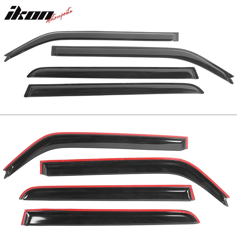 Fits 08-15 Scion xB Acrylic Window Visors Side Vent Sun Rain Guard Deflector - Image 3 of 4