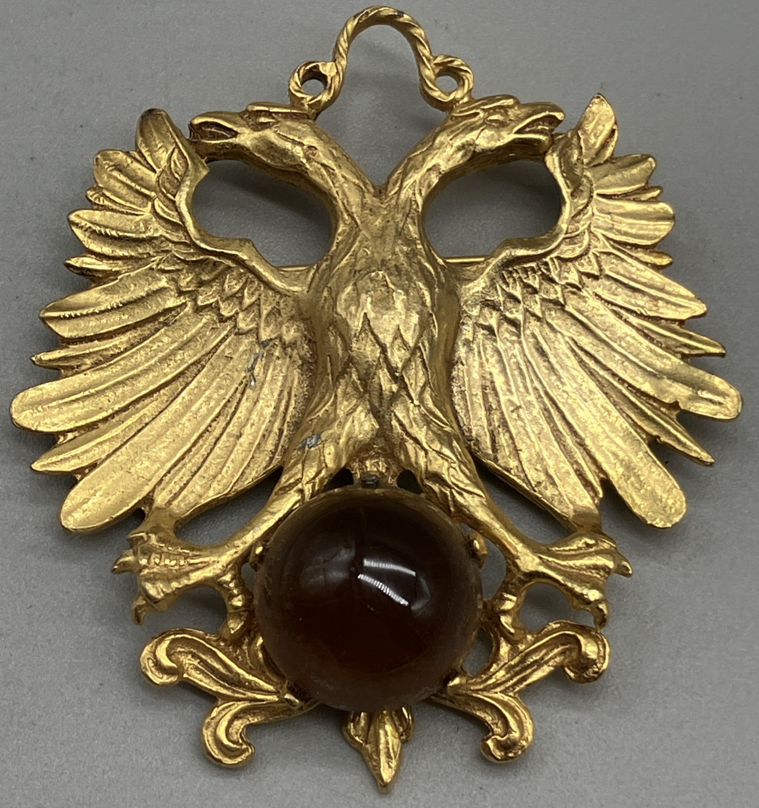 Vans Authentics 3219 Double Head Eagle Brooch - image 1