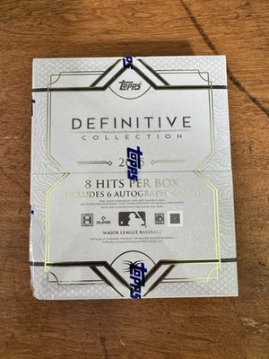 2025 Topps Definitive Collection Baseball Hobby Box | IN HAND FAST