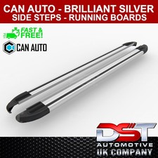 FITS FORD Custom DST BRILLIANT Sidesteps 2018-23 SWB Silver OEM QUALITY