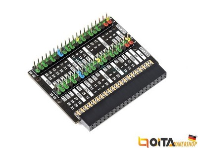 Waveshare Raspberry Pi 400 GPIO Header Adapter, 2x 40 Pins