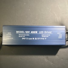 12V 400W 33A IP67 Enclosed LED Driver Power Supply 110-220VAC Type A