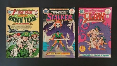 DC CLAW THE UNCONQUERED 1 (F) STALKER 1 (F) GREEN TEAM 2 (F) LOT OF 3 BRONZE AGE