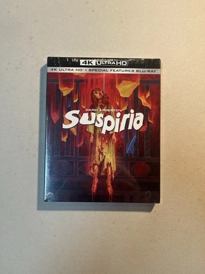 Suspiria Synapse Films 4k Ultra HD Blu-ray With Slipcover