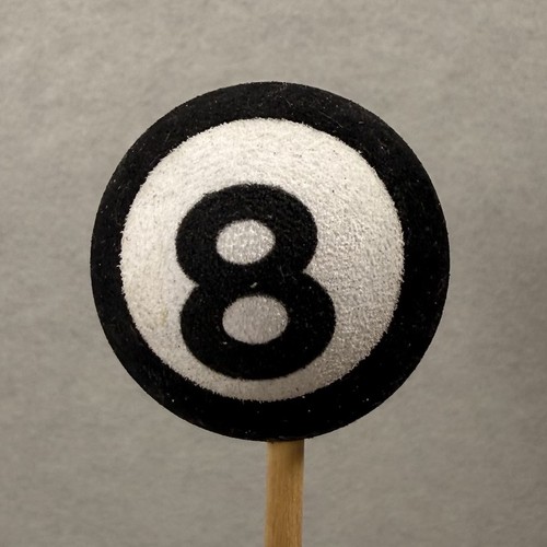 Vintage Cool Balls 8 Ball Antenna Topper Foam Pencil Topper Car Accessory Used