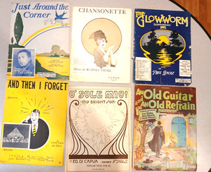 Huge Lot of 120 + Vintage Sheet Music $1.65 per sheet