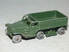 Matchbox Lesney 49 M3 Half track personnel carrier army green, metal rollers