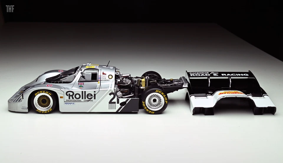 1/18 Minichamps Porsche 956L #21 Rollei 24H LeMans 1984 ltd.500pcs-183846921 - Image 3 of 4