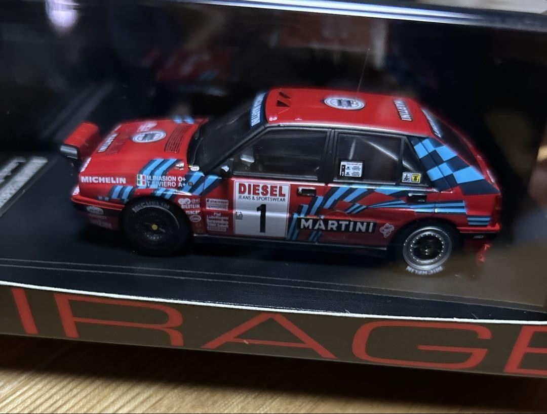 HPI 1/43 Scale Lancia Delta HF Integrale 16V Sanremo 1989 Rally Car Model #1 753977