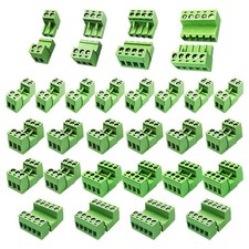 24 Pairs 5.08mm PCB Mount Screw Terminal Blocks 2/3/4/5 Pin Kit Part