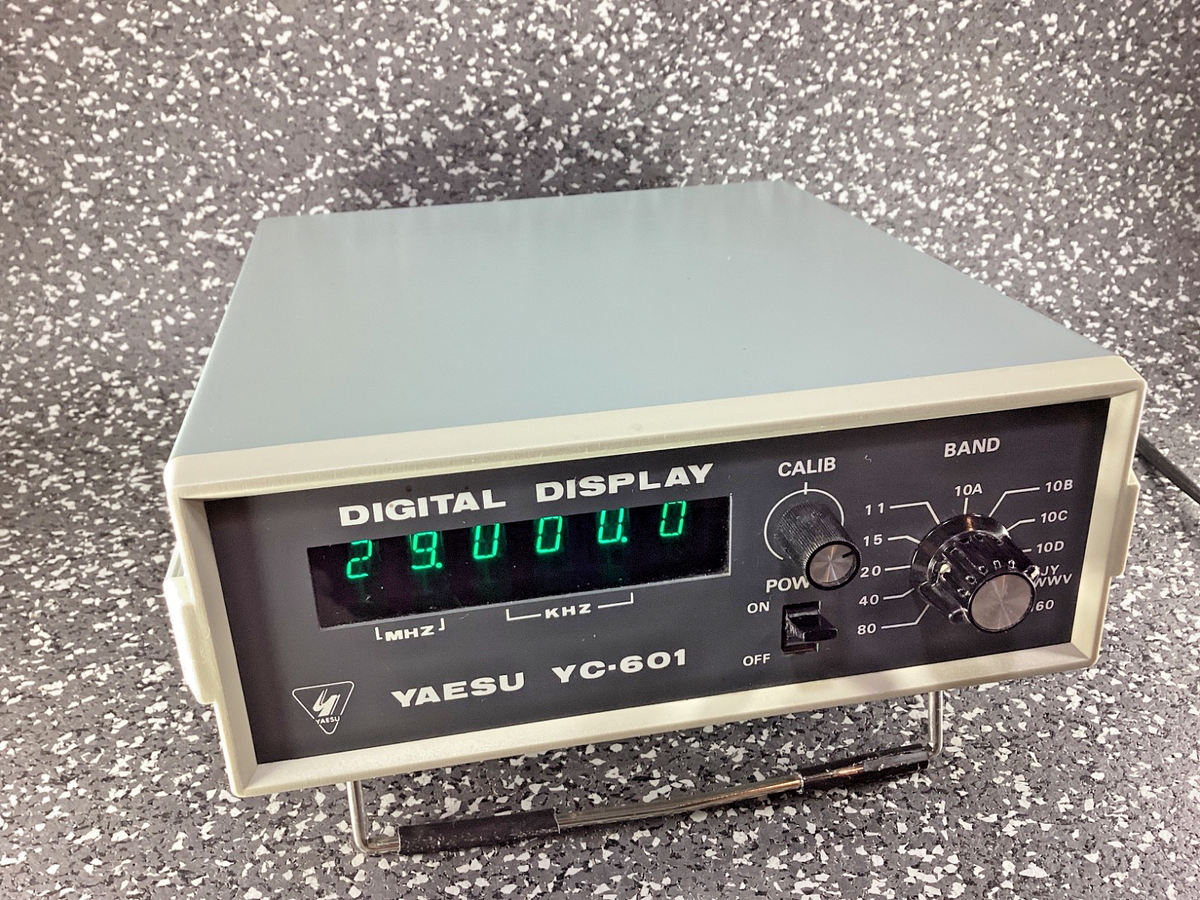 YAESU (八重洲無線) デジタルディスプレイ YC-601B Yahoo!オークション -「yc-601」(アマチュア無線) の落札相場・落札価格