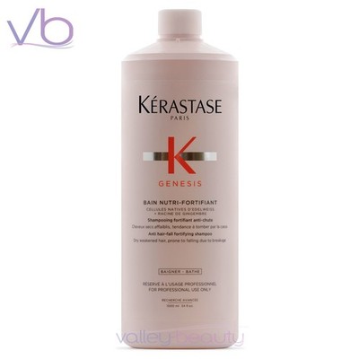 KERASTASE Genesis Bain Nutri-Fortifiant, 1000ml Anti Hair-Fall Shampoo NEW!