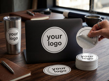 Custom Vinyl Logo Stickers For Business Full Color Waterproof Uv Upload Artwork Custom Vinyl Logo Stickers For Business Full Color Waterproof Uv Upload Artwork